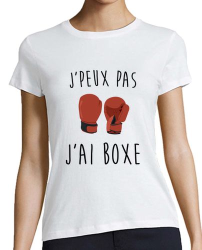 Camiseta Mujer Manga Corta jpeux no jai boxeo laTostadora - latostadora.com - Modalova