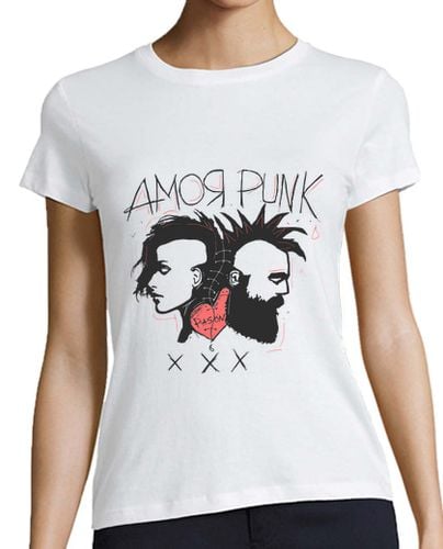 Camiseta Mujer Manga Corta Amor Punk laTostadora - latostadora.com - Modalova