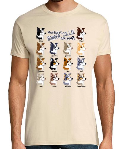 Camiseta Border Collie Colors (H) laTostadora - latostadora.com - Modalova