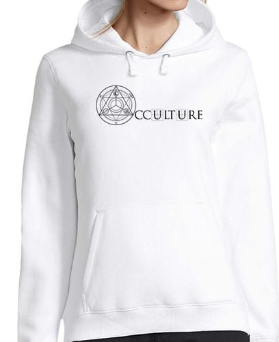 Sudadera Con Capucha Para Mujer ocultura logo mujer encapuchada negro laTostadora - latostadora.com - Modalova