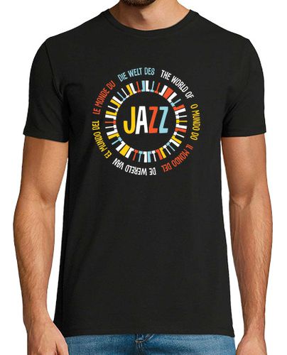 Camiseta Hombre Manga Corta el mundo del jazz-el mundo del jazz-le m laTostadora - latostadora.com - Modalova