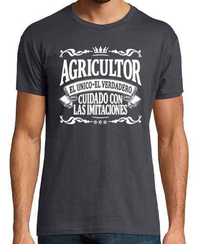 Camiseta Hombre Manga Corta Agricultor laTostadora - latostadora.com - Modalova