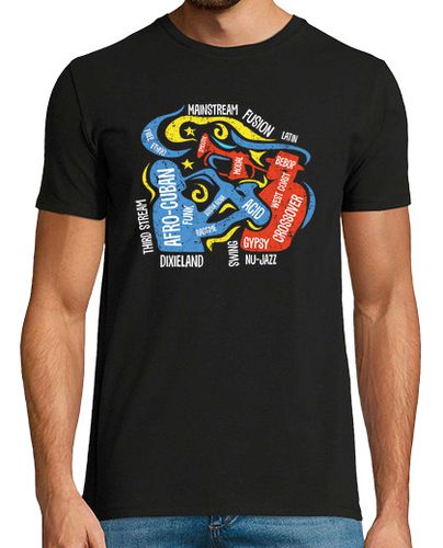 Camiseta músicos de jazz y estilos de jazz laTostadora - latostadora.com - Modalova