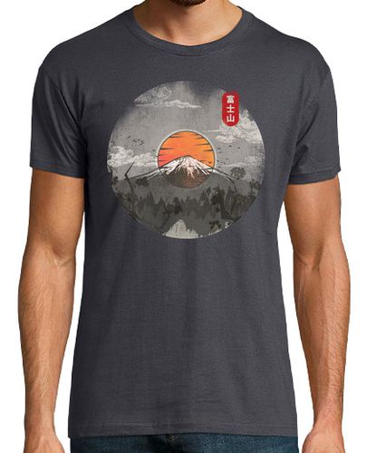 Camiseta Hombre Manga Corta Fuji Vinilo laTostadora - latostadora.com - Modalova