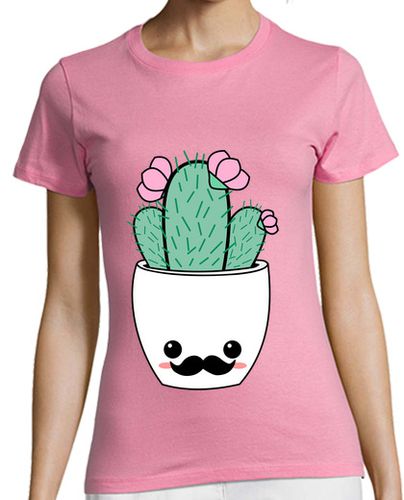 Camiseta mujer Cactus C - latostadora.com - Modalova