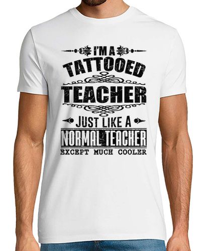 Camiseta Hombre Manga Corta soy profesor tatuado laTostadora - latostadora.com - Modalova