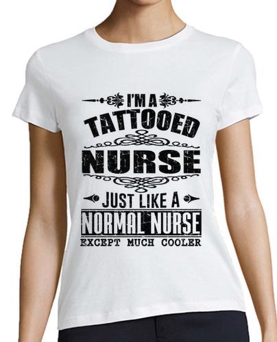 Camiseta mujer soy enfermera tatuada - latostadora.com - Modalova