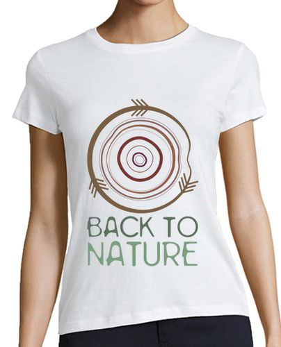 Camiseta mujer Back to Nature - latostadora.com - Modalova