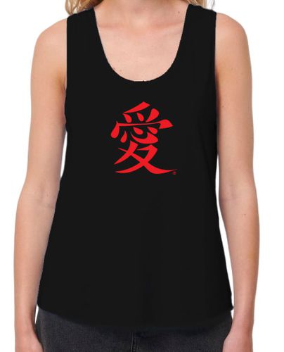 Camiseta mujer AMOR JAPONES ROJO - latostadora.com - Modalova