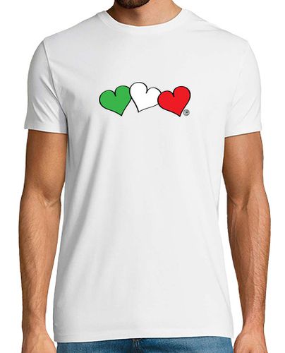 Camiseta CORAZONES BANDERA ITALIANA - latostadora.com - Modalova