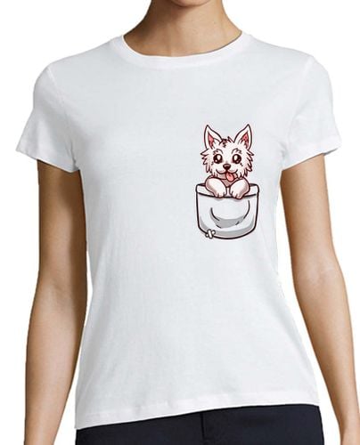 Camiseta Mujer Manga Corta bolsillo west terrier de montaña - womans baseball laTostadora - latostadora.com - Modalova