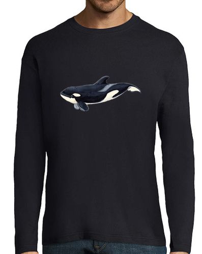 Camiseta Camiseta orca Hombre, manga larga, azul marino - latostadora.com - Modalova