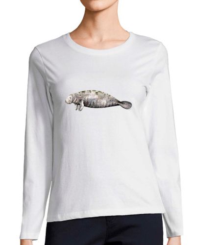 Camiseta mujer Camiseta Manati (Trichechus manatus) laTostadora - latostadora.com - Modalova