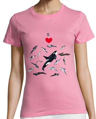 Camiseta mujer Amo los delfines camieta - latostadora.com - Modalova