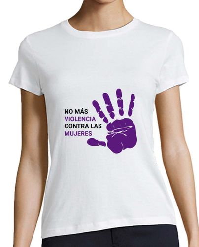 Camiseta mujer No más violencia contra las mujeres - latostadora.com - Modalova