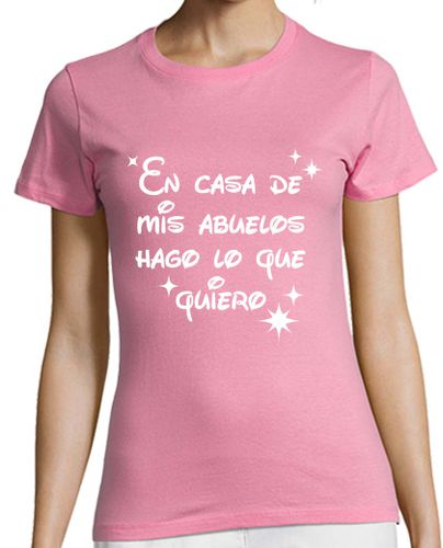 Camiseta mujer Nietos y abuelos familia feliz laTostadora - latostadora.com - Modalova