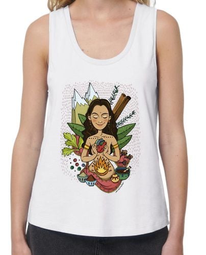 Camiseta Mujer Tirantes Loose Fit Ayurveda camiseta chica laTostadora - latostadora.com - Modalova