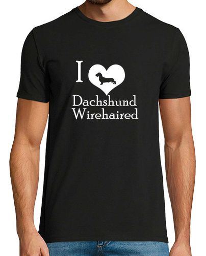 Camiseta I love dachshund wirehaired (W) - latostadora.com - Modalova