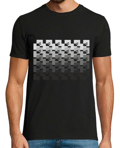 Camiseta Geometría en grises - latostadora.com - Modalova