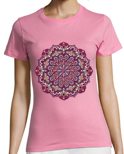 Camiseta mujer MANDALA FLORAL - latostadora.com - Modalova