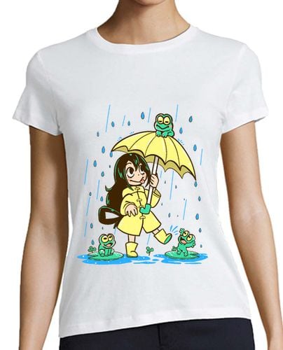 Camiseta Mujer Manga Corta la mejor muchacha de la rana - camisa de la mujer laTostadora - latostadora.com - Modalova