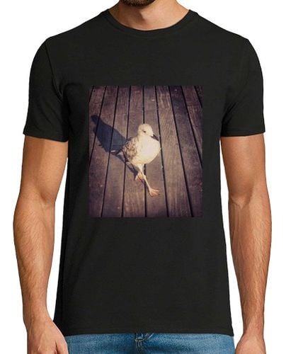 Camiseta Hombre Manga Corta Camiseta hombre Gaviota Modelo laTostadora - latostadora.com - Modalova