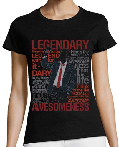 Camiseta mujer Barney Stinson - Legendary T-Shirt of Aw - latostadora.com - Modalova