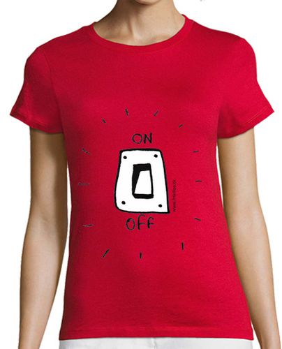 Camiseta mujer Interruptor - latostadora.com - Modalova