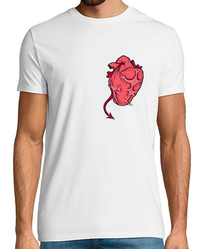 Camiseta Hombre Manga Corta Hombre, manga corta, Corazon doble estampado laTostadora - latostadora.com - Modalova