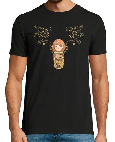 Camiseta Kokeshi Klimt - latostadora.com - Modalova