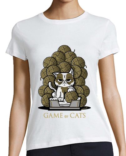 Camiseta mujer Game of Cats - latostadora.com - Modalova