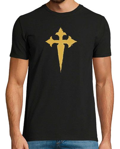 Camiseta CRUZ DE SANTIAGO (DORADA) laTostadora - latostadora.com - Modalova