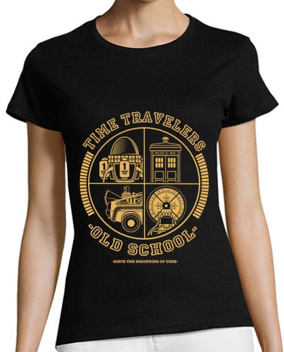 Camiseta mujer Time Travelers Old School - latostadora.com - Modalova