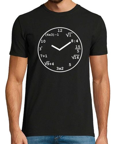 Camiseta Reloj matemático Blanco - latostadora.com - Modalova