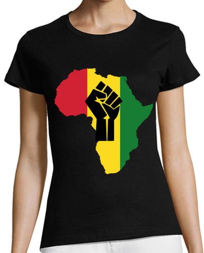 Camiseta mujer África Revolución Rasta - latostadora.com - Modalova