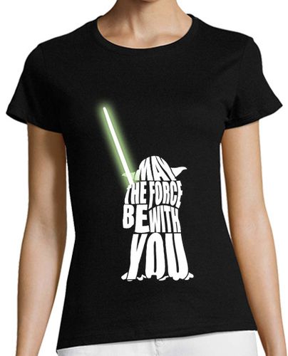 Camiseta mujer Star Wars Yoda - latostadora.com - Modalova