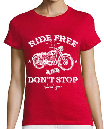 Camiseta mujer Ride Free - latostadora.com - Modalova