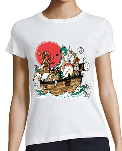 Camiseta mujer Miazaki's Ark - latostadora.com - Modalova