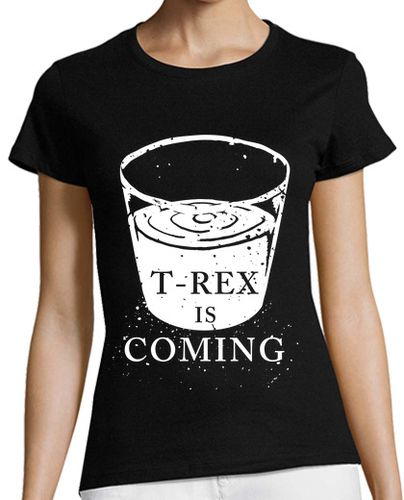 Camiseta mujer T-Rex is coming - latostadora.com - Modalova