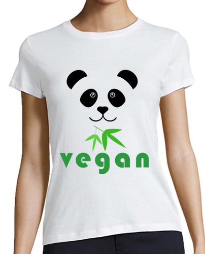 Camiseta mujer panda vegano 1 laTostadora - latostadora.com - Modalova