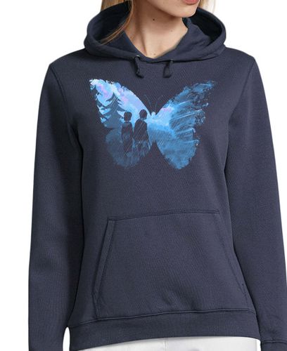 Sudadera Con Capucha Para Mujer mariposa azul laTostadora - latostadora.com - Modalova