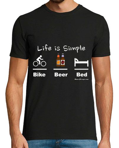 Camiseta Bike Beer Bed white - latostadora.com - Modalova