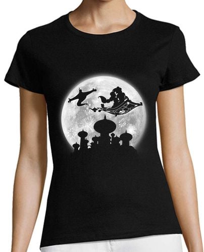 Camiseta mujer Full Moon over Agrabah - latostadora.com - Modalova