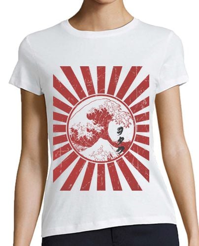 Camiseta Mujer Manga Corta Otaku flag laTostadora - latostadora.com - Modalova