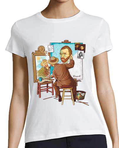 Camiseta mujer Van Gogh Triple Self-portrait - latostadora.com - Modalova