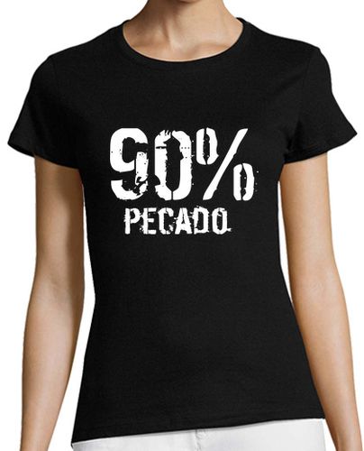Camiseta mujer 90 Pecado diseño con espalda - latostadora.com - Modalova