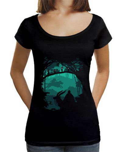 Camiseta mujer princesa mononoke - princesa de foerst laTostadora - latostadora.com - Modalova