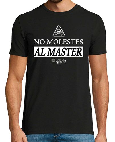 Camiseta Hombre Manga Corta Camiseta juegos de rol. No molestes al master rpg rol laTostadora - latostadora.com - Modalova