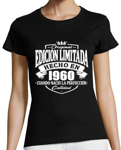 Camiseta Mujer Manga Corta Año de nacimiento 1960 laTostadora - latostadora.com - Modalova