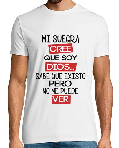 Camiseta Soy dios, no me puede ver chico - latostadora.com - Modalova